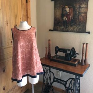 Beautiful Lace Sleeveless Blouse